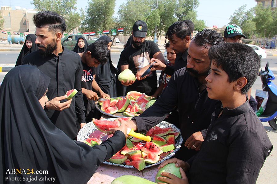 گزارش تصویری/ پیاده‌روی زائران از "کربلا" به "نجف اشرف" برای عزاداری بیست و هشتم صفر