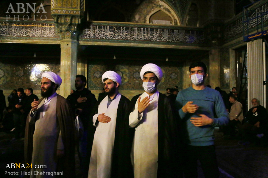 گزارش تصویری/ مراسم عزاداری شام رحلت حضرت معصومه(س) در هیأت خادم الرضا(ع)