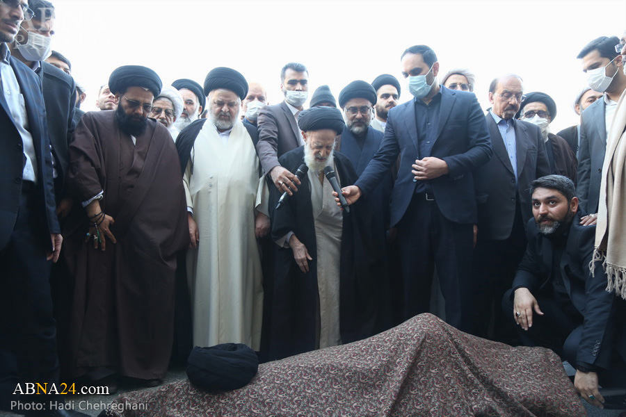 گزارش تصویری/ مراسم تشییع پیکر آیت‌الله سید رضی شیرازی در قم