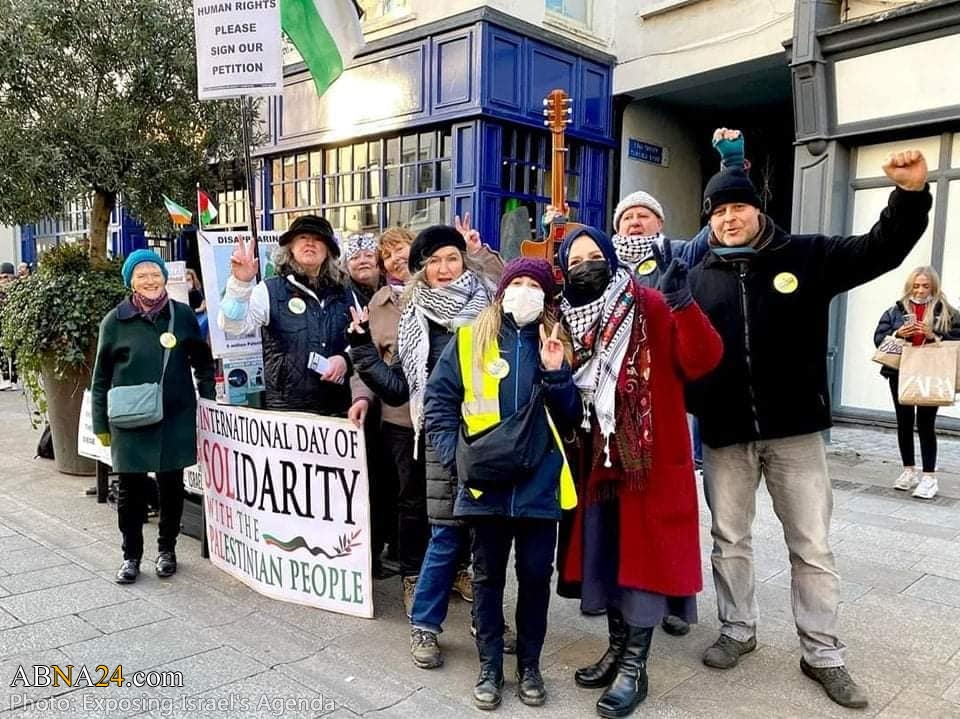 برگزاری کمپین همبستگی با فلسطین در "دوبلین" پایتخت ایرلند + عکس