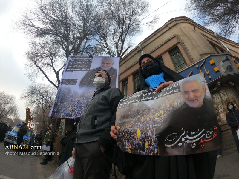 گزارش تصویری/ راهپیمایی مردم تبریز به مناسبت سالروز حماسه ۹ دی