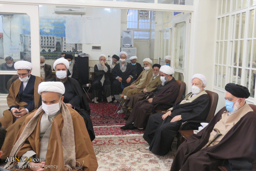 گزارش تصویری/ مراسم جشن میلاد حضرت زهرا(س) در دفتر آیت الله فاضل لنکرانی