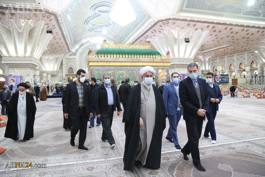 گزارش تصویری/ تجدید میثاق دبیرکل، مدیران و کارکنان مجمع جهانی اهل‌بیت(ع) با آرمان‌های امام خمینی(ره)