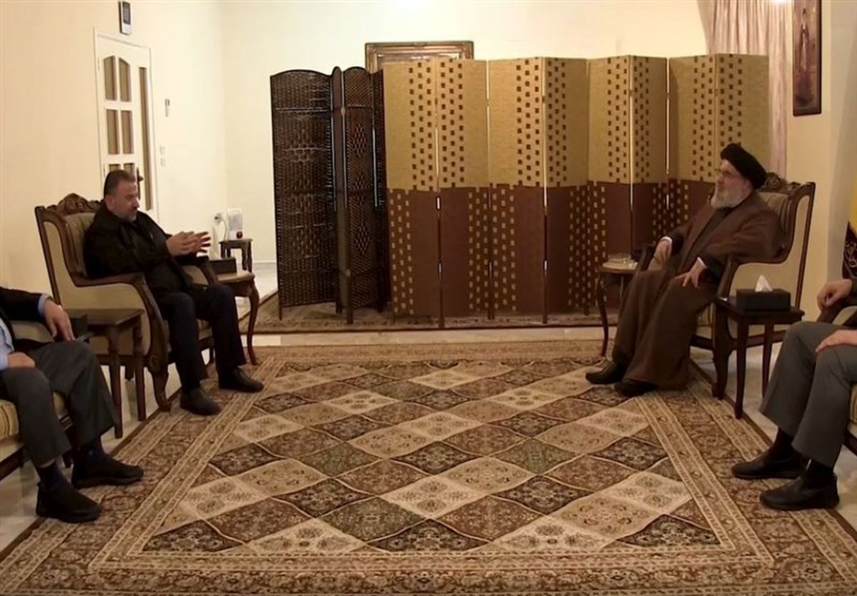 دیدار هیأت بلندپایه جنبش حماس با سید حسن نصرالله