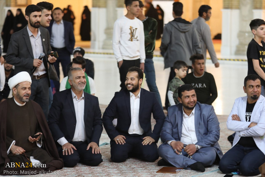 گزارش تصویری/ جشن عید مبعث در مسجد کوفه