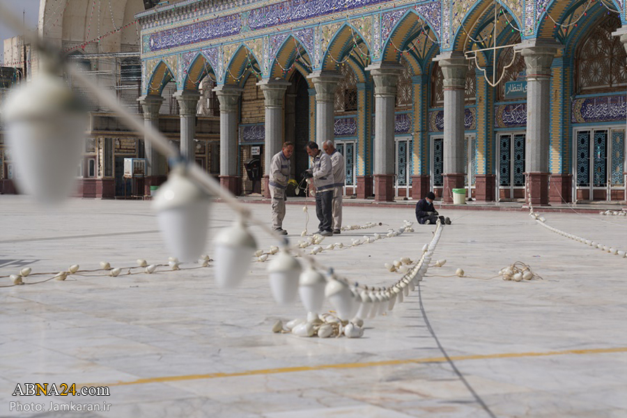 گزارش تصویری/ چراغانی مسجد مقدس جمکران به مناسبت اعیاد شعبانیه