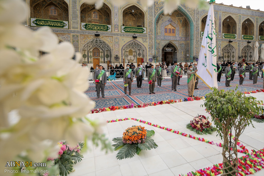 گزارش تصویری/ جشن خادمان حرم امام علی(ع) در سالروز میلاد امام حسین(ع)