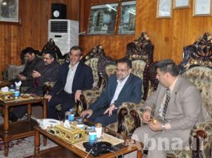 وزير الثقافة والإرشاد الإيراني يزور مرقد الجوادين بالكاظمية المقدسة