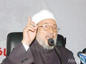 القرضاوي يجدد دعمه لجماعة "خلق" الارهابية