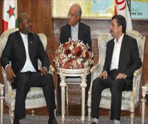 برونڈي کے صدر کا دورہ ايران
