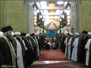 بالصور / مجلس فاتحة علی روح «العلامة الفضلي» في مرقد السيدة معصومة (ع) - 1؛
