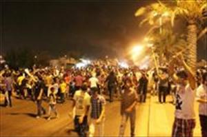 Protestversammlungen im Zentrum Saudi Arabiens