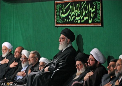 بالصور / مجلس عزاء  بذكرى استشهاد السيدة زهراء (ع) بحضور «الإمام الخامنئي» - 1؛