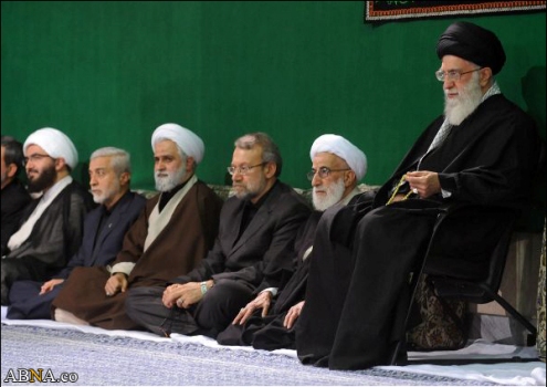 بالصور / مجلس عزاء بذكرى استشهاد السيدة زهراء (ع) بحضور «الإمام الخامنئي» - 3 ؛