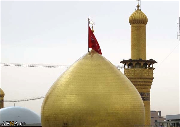 Images of Imam Hussein Holy Shrine under the Rainfall