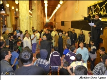 Alkufa grand mosque holds condolence session marking fatimatu's Azahra ( A.S) martyrdom