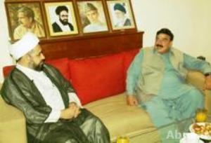 مسلم لیگ کے سربراہ شیخ رشید کی علامہ شہیدی سے ملاقات