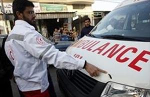 Israeli soldiers fire at Palestinian ambulance vehiclev