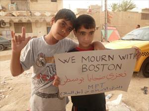 Children In Iraq 'Mourn With Boston' + Pic