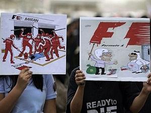 Bahrainis hold mass rally to urge F1 to cancel race