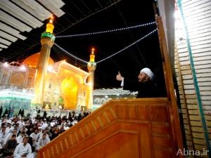 بالصور  / مراسيم في مرقد الإمام علي (ع) بذكرى وفاة السيدة ام البنين (ع)