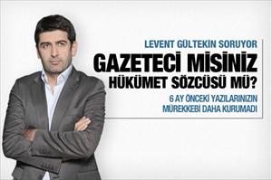 Gazeteci misiniz, hükümet sözcüsü mü?
