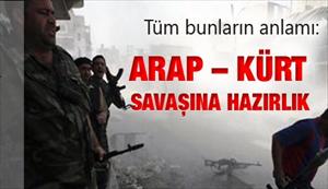 Arap-Kürt savaşına hazırlık