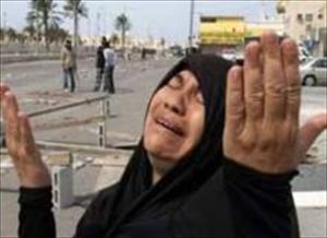 Bahrainische Frauen mit Tränen- und Giftgas besprüht