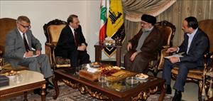 Sayyed Hassan Nasrallah a reçu Bogdanov