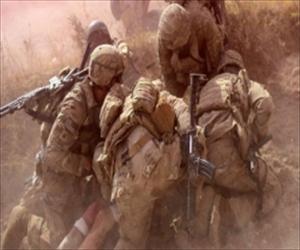 افغانستان میں امريکي فوج کا ايک ٹينک تباہ