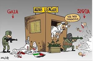 Suriye Krizinin Perde Arkası / Karikatür (Yorumsuz)