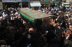 Images of the Funeral of Mr. Ali Nikan Qomi in Qom