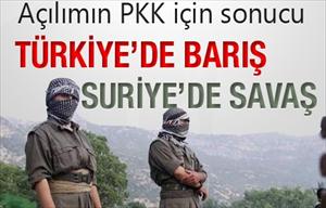 Türkiye'de barış Suriye'de savaş