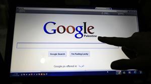 Google erwähnt auf seiner Webseite "Palästina"