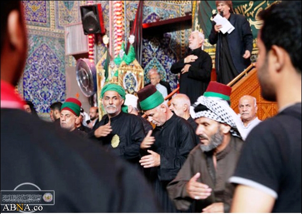 حرم امام حسین(ع) میں فرزند رسول امام علي نقي(ع) کی شب شہادت کے مناسبت سے عزاداری