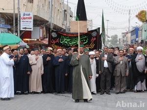 مسيرة عزائية حاشدة في ذكرى استشهاد الإمام علي الهادي (ع) بالكاظمية المقدسة