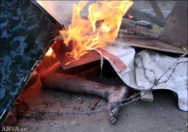 تصویری رپورٹ: میانمار میں مسلمانوں کو زندہ جلادیا گیا +18