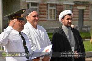Русијада руһаниләр әсҝәрләрин андичмә мәрасиминә гатылыблар + Фото