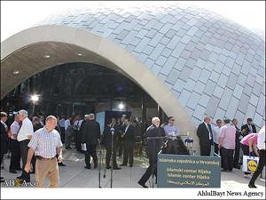 کروشیا کے شہر ریکا میں ماڈرن ترین مسجد کا افتتاح+تصاویر