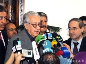 «الابراهيمي» يؤكد استعداد السلطات السورية والمعارضة للمشاركة في "جنيف 2"