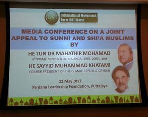 Mahathir dan Khatami Tuntut Sunni dan Syiah Hentikan Konflik