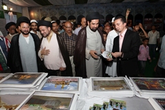 Opening an exhibition of intellectual & informative products of al-Abbas holy shrine in Lucknow