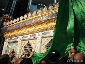 بالصور / ازاحة الستار عن الشباك الجديد لضريح مسلم بن عقيل (ع) في طهران