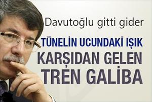 Tünelin ucundaki ışık karşıdan gelen tren galiba
