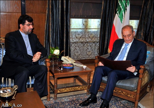 Image / Iranian Ambassador in lebanon Meets Nabi Berry