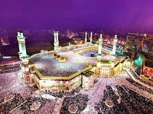 آج دن 2 بج کر 18منٹ پر سورج خانہ کعبہ کے عین اوپر ہوگا   	