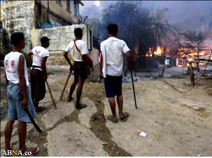 Kembali Pemukiman Muslim Diserang dan Dibakar
