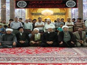 وفد من التجمع الإسلامي في لبنان يتشرف بزيارة مرقد الإمام علي (ع)