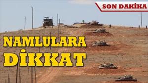 Suriye sınırında tanklarla askeri tatbikat