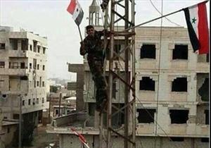 القصیر میں پرچم شام لہرا دیا گیا